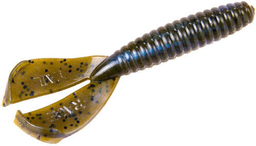 Strike King Rage Twin Tail Menace Grub - Blue Craw