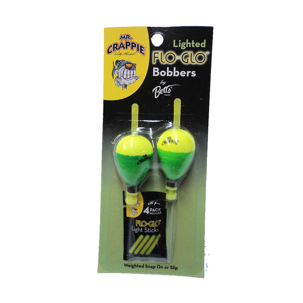 Mr Crappie Lighted Flo Glo Cigar Floats
