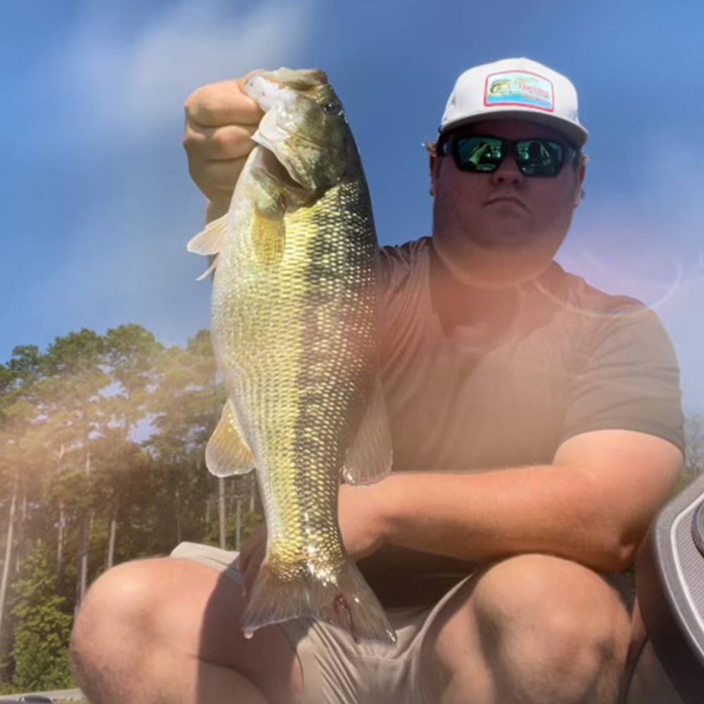 Tyler Matthews with an offshore fish