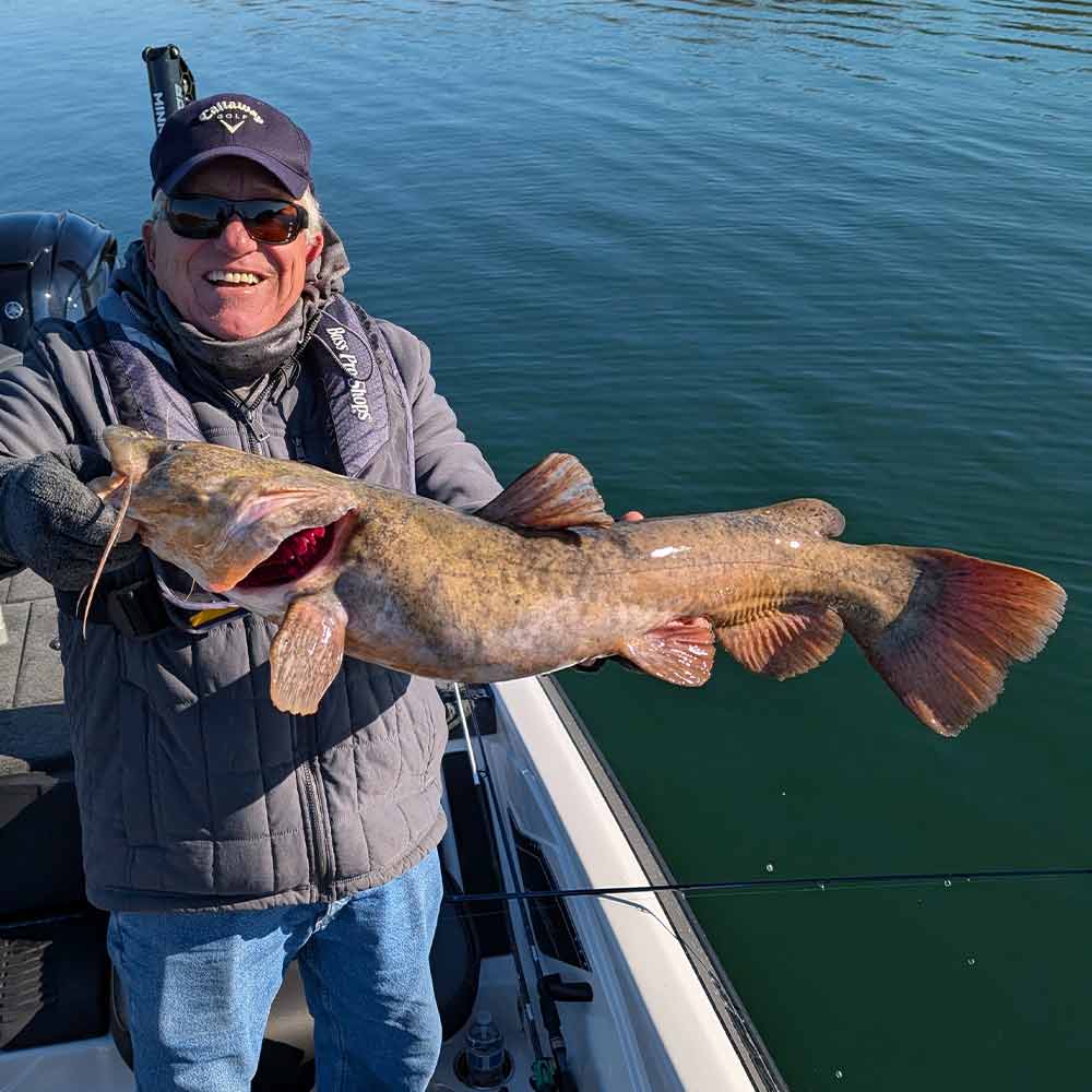 Caught on a spoon this week with Guide Charles Townson