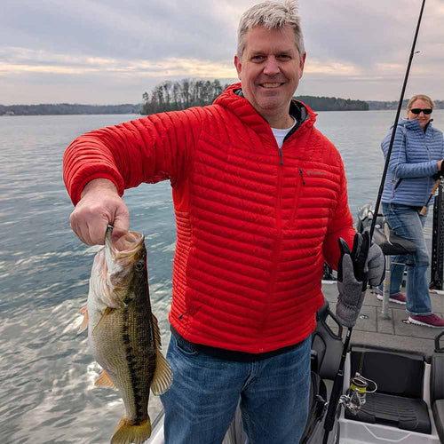 Caught on a spoon this week with Guide Charles Townson