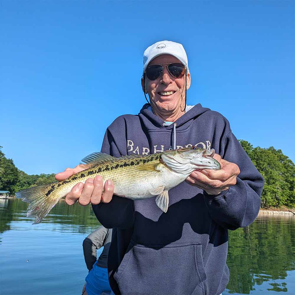 Caught on a topwater this week with Guide Charles Townson