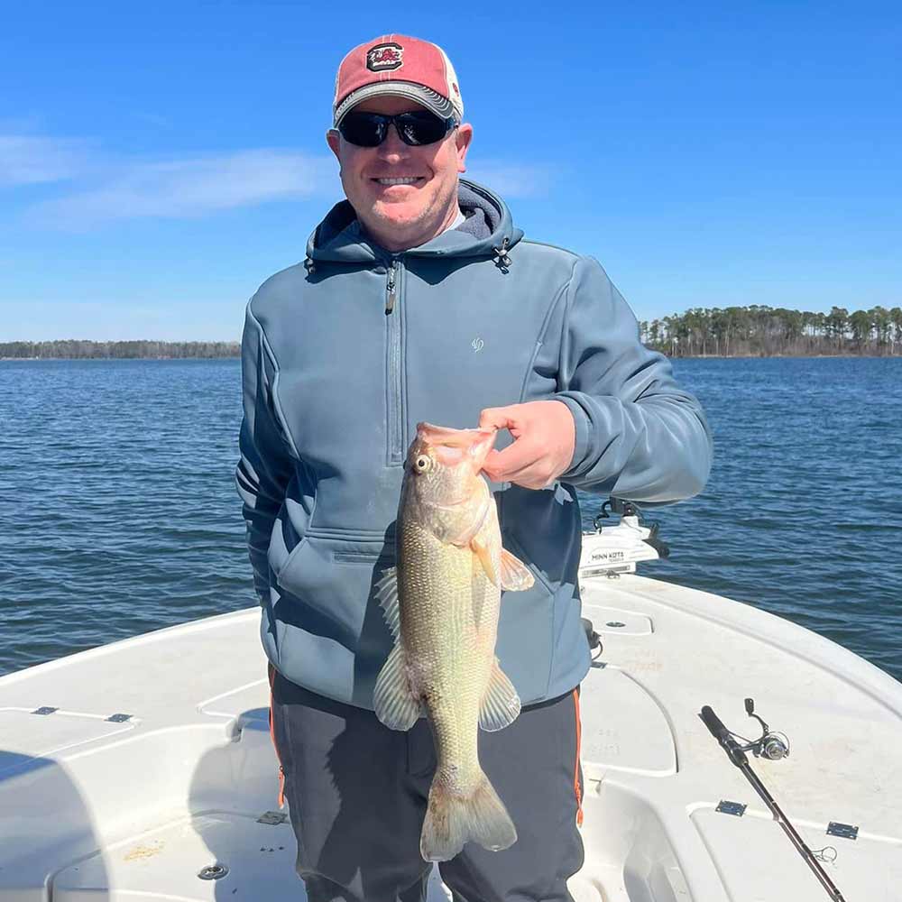 Caught while perch fishing with Captain Brad Taylor 