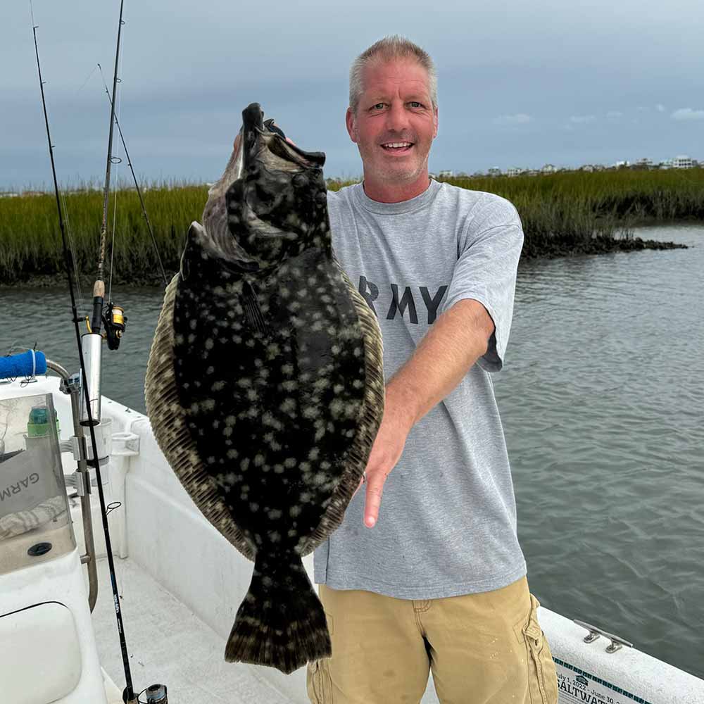 A giant caught this week with Captain Tom Cushman