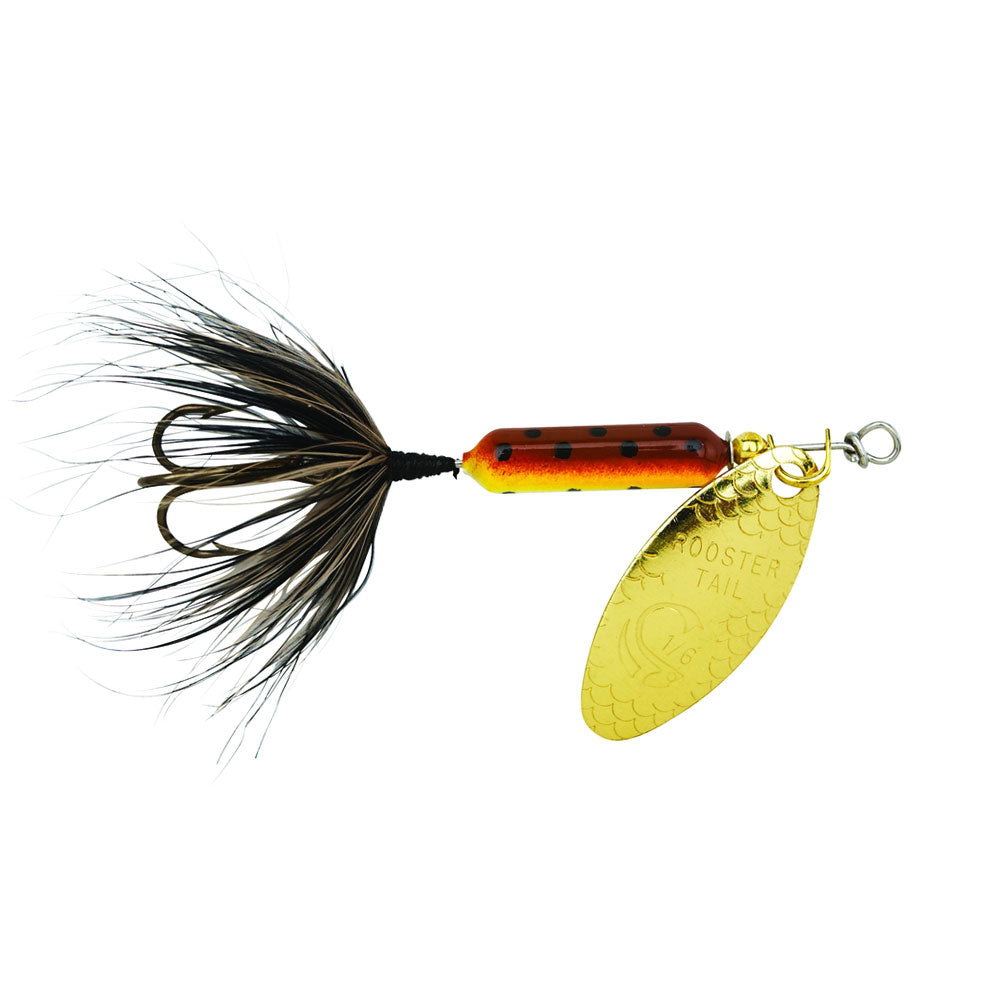Wordens 208-TRBOT Rooster Tail in-Line Spinner, 2 1/4, 1/8 oz