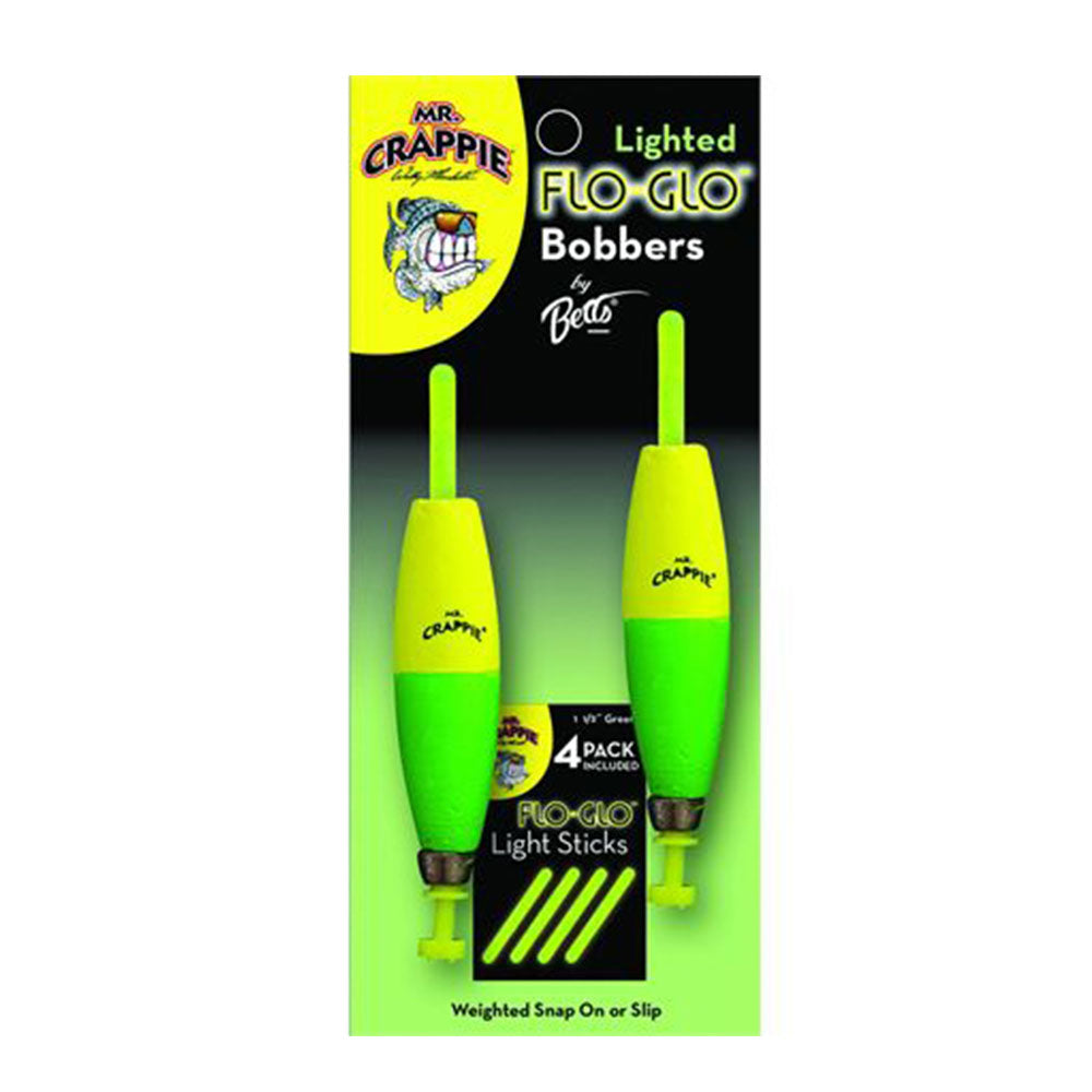Mr Crappie Lighted Flo Glo Bobbers - Angler's Headquarters