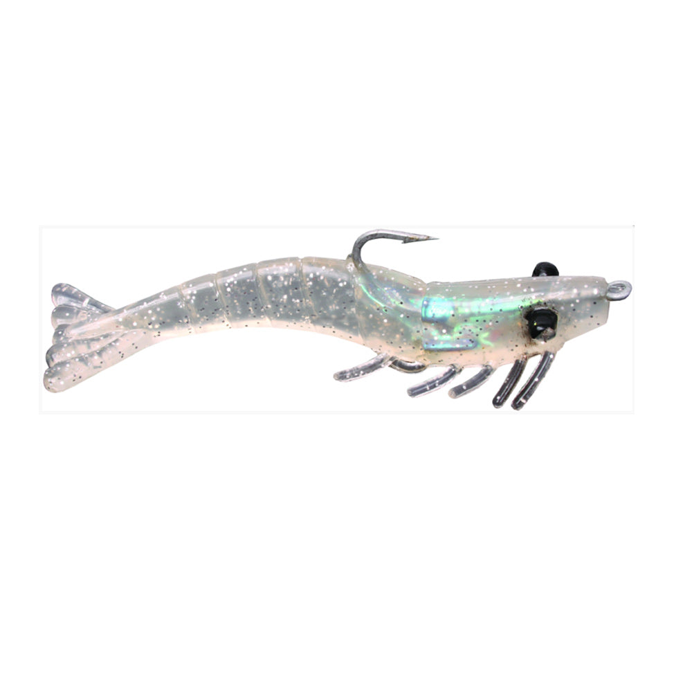 30 Pcs Fishing Lures Bass Fishing Gear Saltwater Artificial Shrimp Fishing Bait Soft Shrimp, Size: 10 Pcs, Other