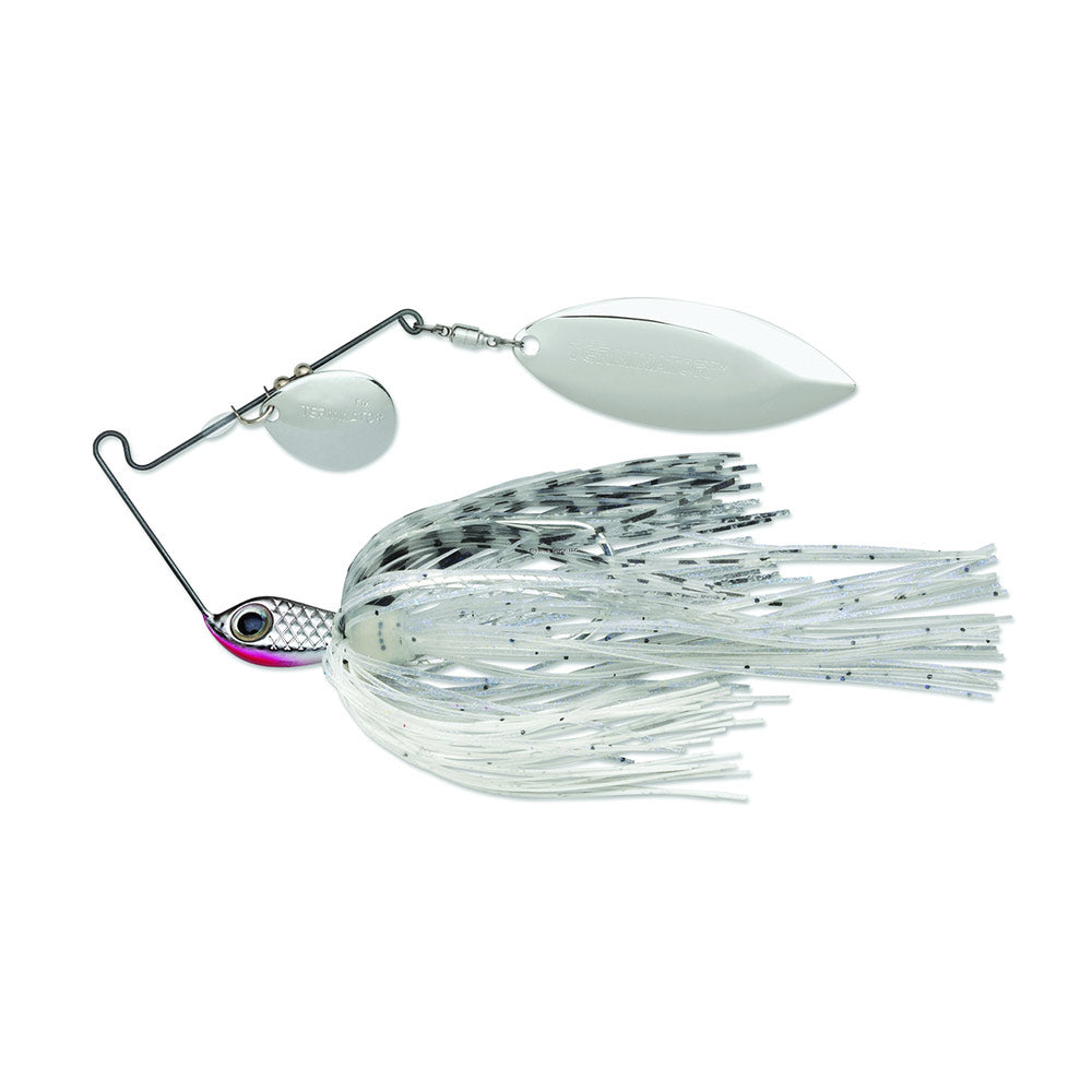 TERMINATOR Super Stainless Spinnerbait 1/2 Hot Shad, Multicolor, One Size  (S12WW91GN) : : Sports & Outdoors
